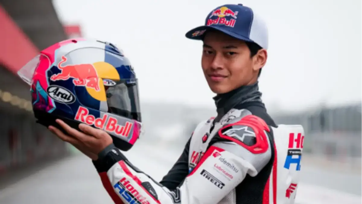Pembalap muda Indonesia, Veda Ega Pratama, mendapat sorotan dari mantan pebalap MotoGP asal Jepang.