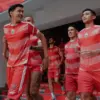 Persija Jakarta untuk sementara unggul 1-0 atas Semen Padang pada babak pertama.
