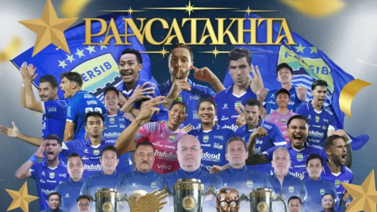 Persib Bandung resmi menjadi juara Super League 2025/2026 setelah bermain imbang tanpa gol melawan Persijap.