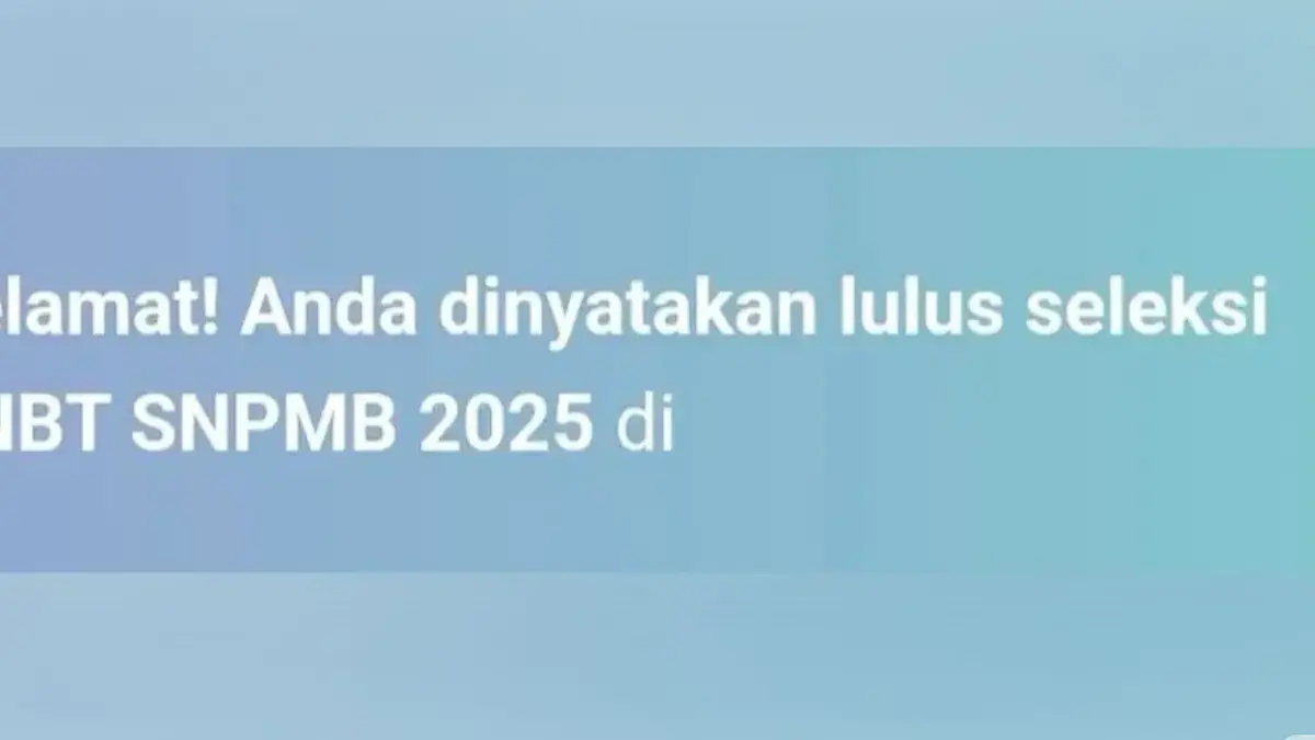 Cara Cek Hasil SNBT 2026: Pengumuman Hari Ini 25 Mei 2026 Pukul 15.00 WIB, Siapkan Nomor Peserta! Ilustrasi dinyatakan lulus SNBT