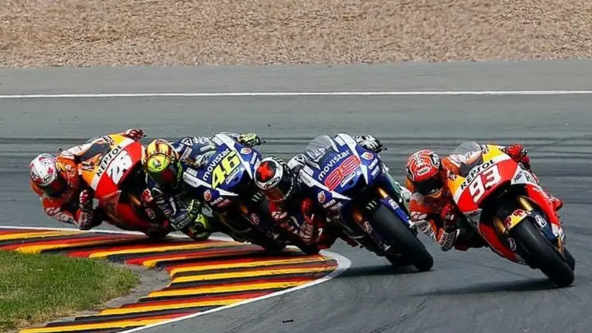 Ilustrasi pembalap MotoGP