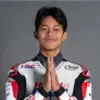 Veda Ega Pratama saat sesi latihan bebas Moto3 Catalunya 2026 di Sirkuit Barcelona