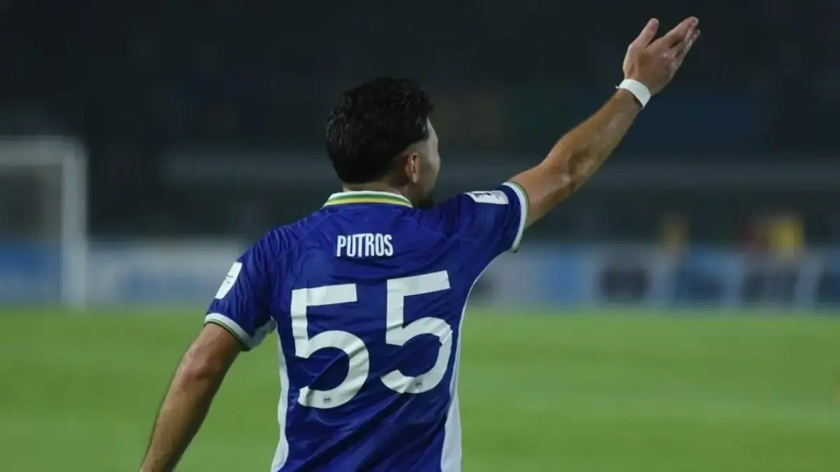 Pemain Persib Bandung Frans Putros
