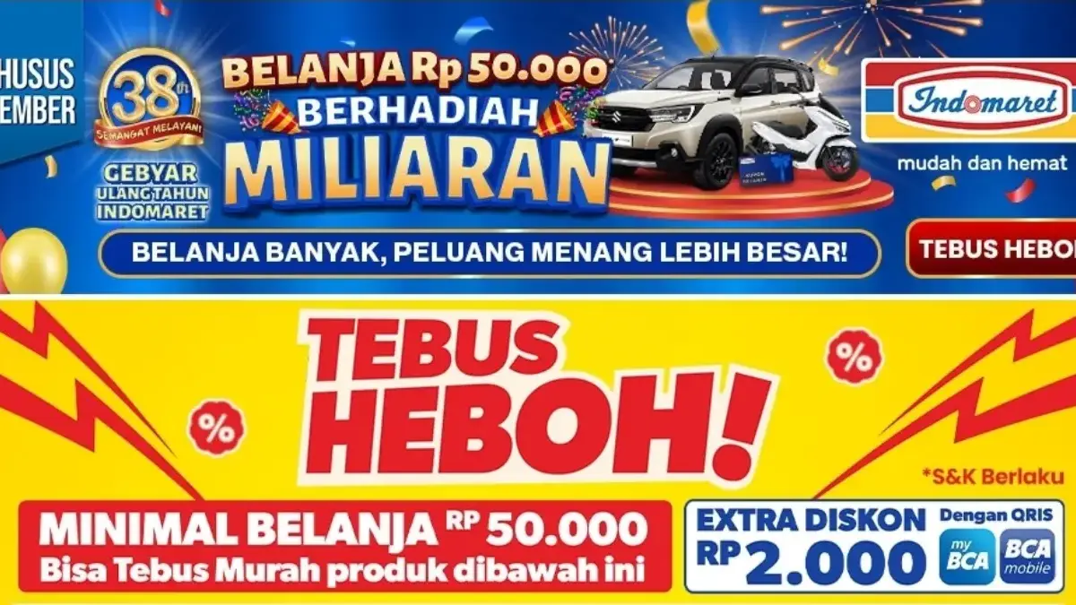 Katalog Tebus Heboh Indomaret periode Mei 2026