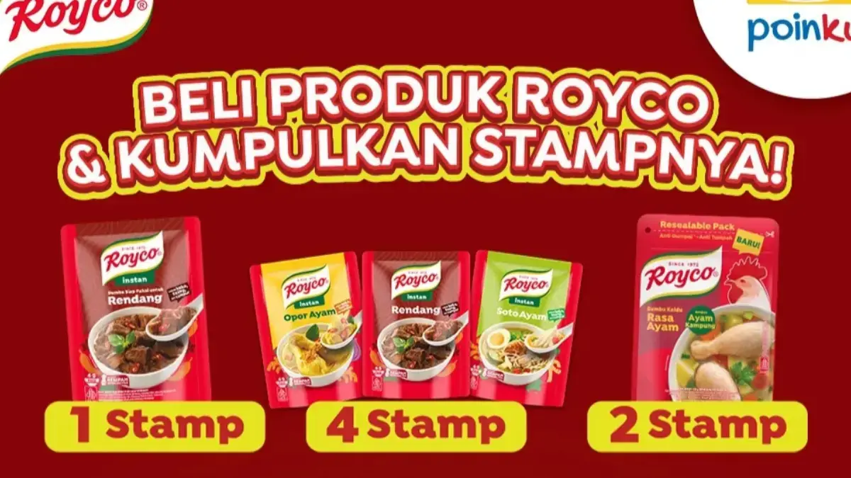 Beli Royco Dapat Hadiah Emas di Indomaret, Program Stamp Berlaku Sampai Juli 2026 Promo Royco Indomaret kumpulkan stamp tukar hadiah emas