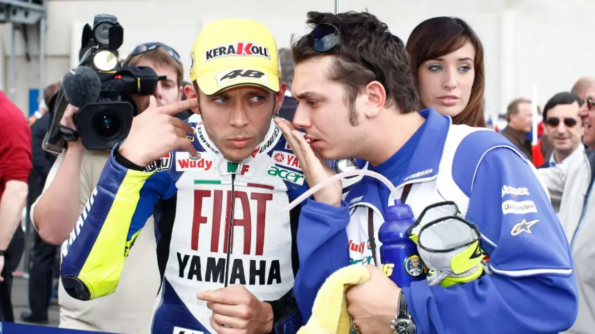 Valentino Rossi dan Alessio Salucci