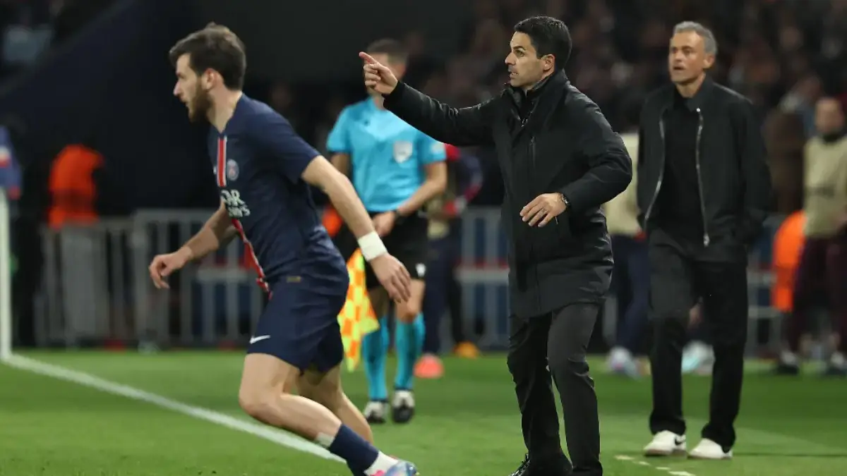 Luis Enrique dan Mikel Arteta