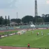 Suasana pertandingan Bhayangkara FC