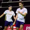 Suasana pertandingan Singapore Open 2026 di Singapore Indoor Stadium