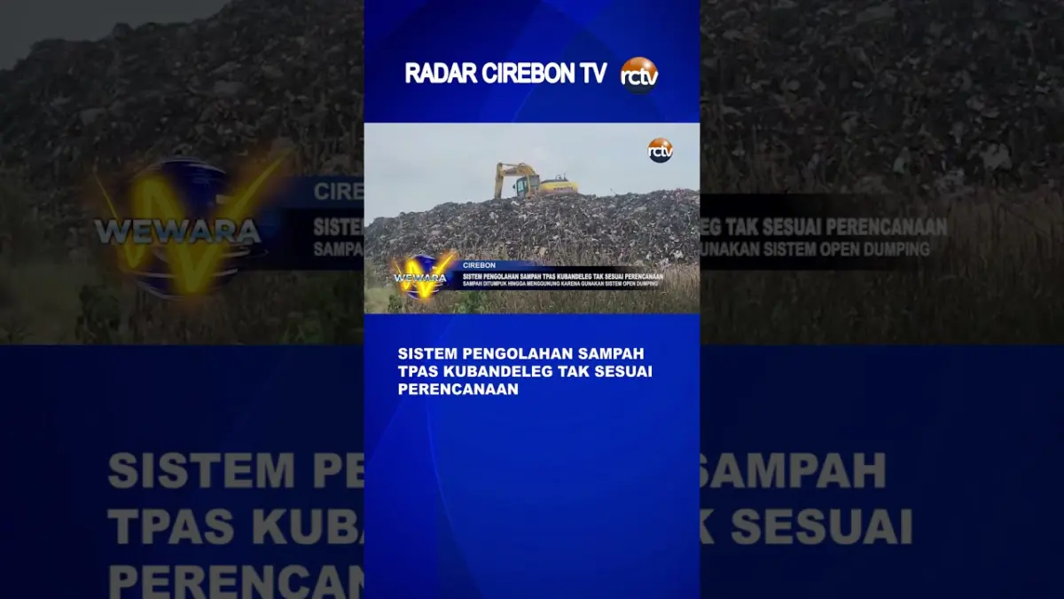 Sistem Pengolahan Sampah TPAS Kubandeleg Tak Sesuai Perencanaan