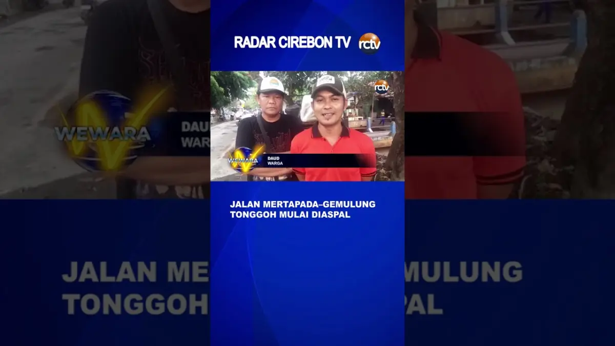 Jalan Mertapada–Gemulung Tonggoh Mulai Diaspal