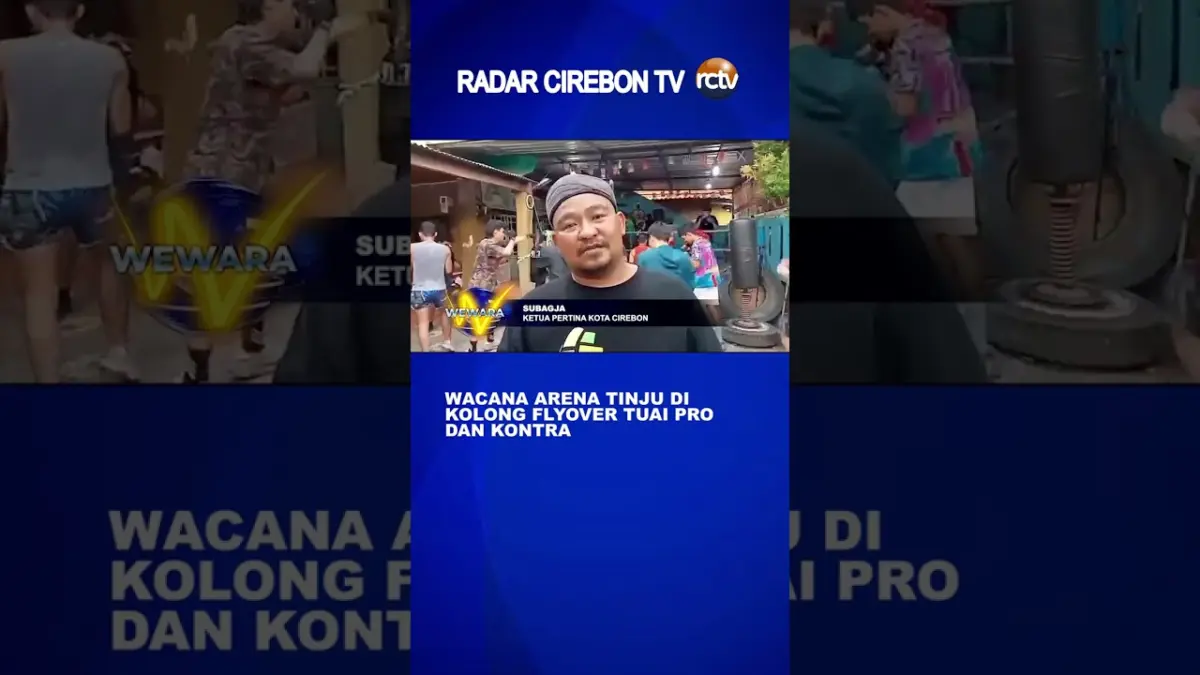 Wacana Arena Tinju di Kolong Flyover Tuai Pro Dan Kontra