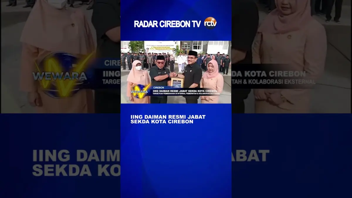 Iing Daiman Resmi Jabat Sekda Kota Cirebon