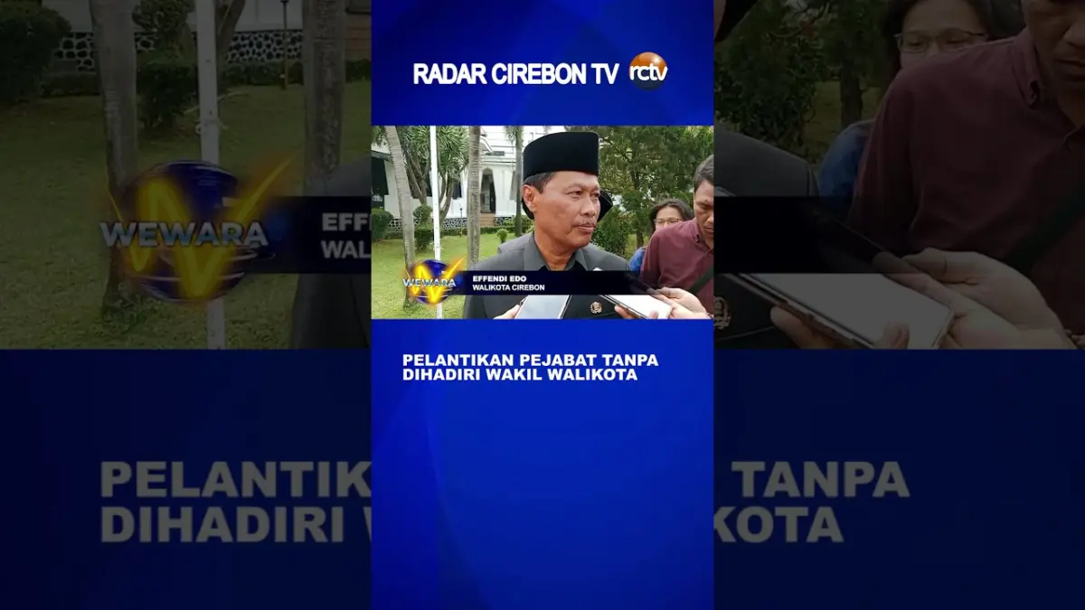 Pelantikan Pejabat Tanpa Dihadiri Wakil Walikota