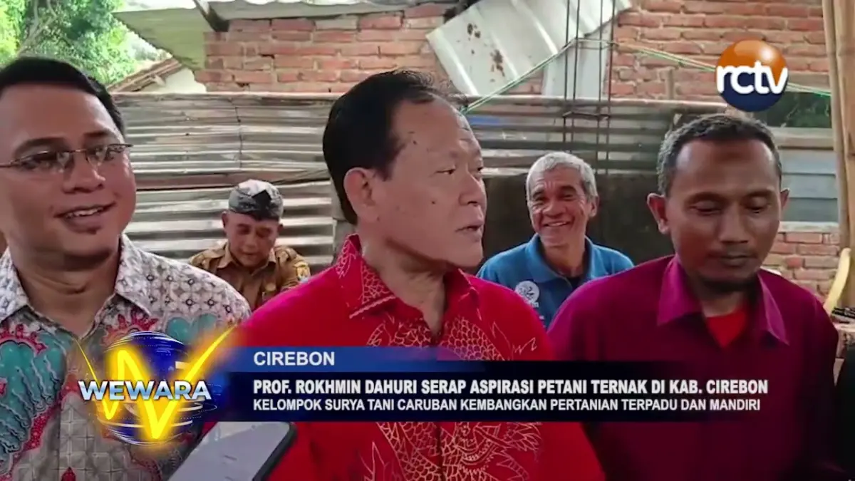 Prof. Rokhmin Dahuri Serap Aspirasi Petani Ternak Di Kab. Cirebon