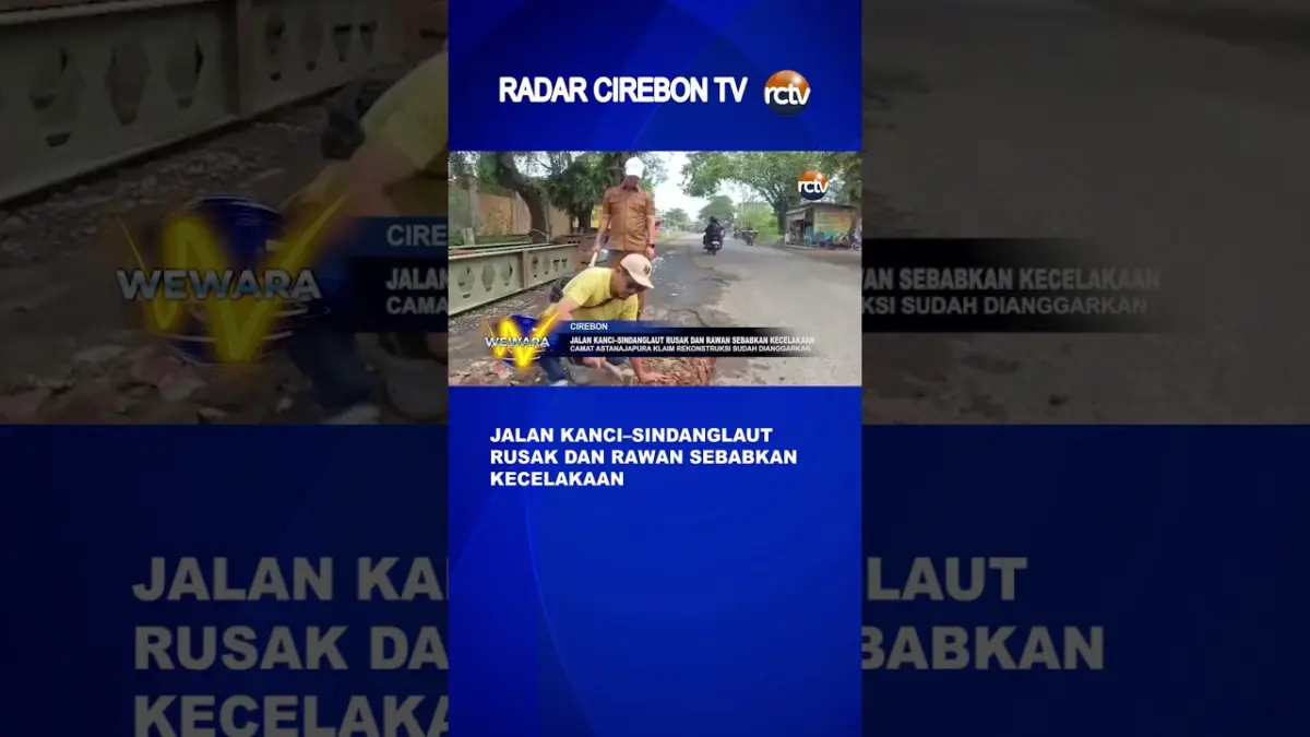 Jalan Kanci Sindanglaut Rusak Dan Rawan Sebabkan Kecelakaan