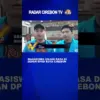 Mahasiswa Unjuk Rasa Di Depan DPRD Kota Cirebon