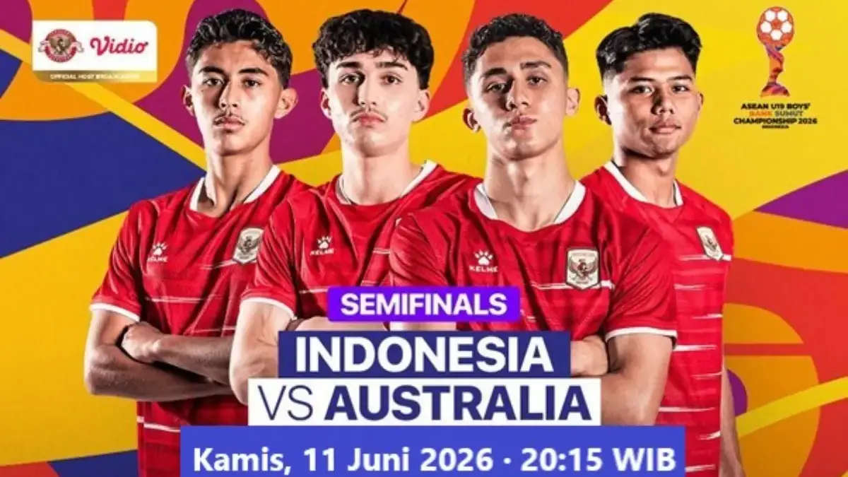 Ayo Dukung Garuda Muda Malam Ini! Siaran Timnas Indonesia U19 vs Australia Piala AFF 2026, Live di Indosiar Piala AFF U19 2026