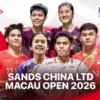 SANDS CHINA LTD Macau Open