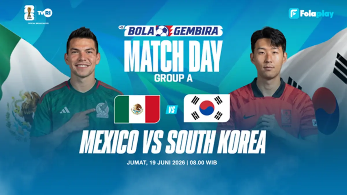 Duel Sengit Grup A! Jadwal Pertandingan Meksiko vs Korea Selatan Piala Dunia 2026, Prediksi dan Live TV Piala Dunia