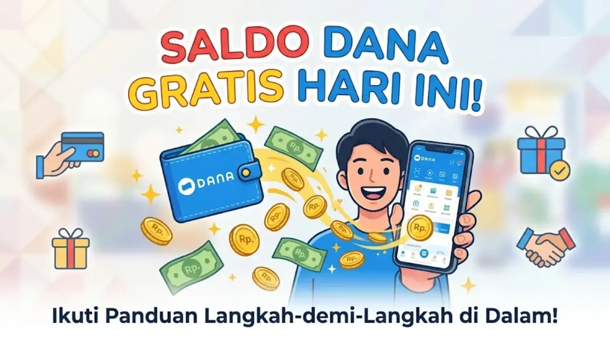 Buruan Klaim! Saldo DANA Gratis Hari Ini Menanti, Ini Cara Mendapatkannya Sebelum Kehabisan foto