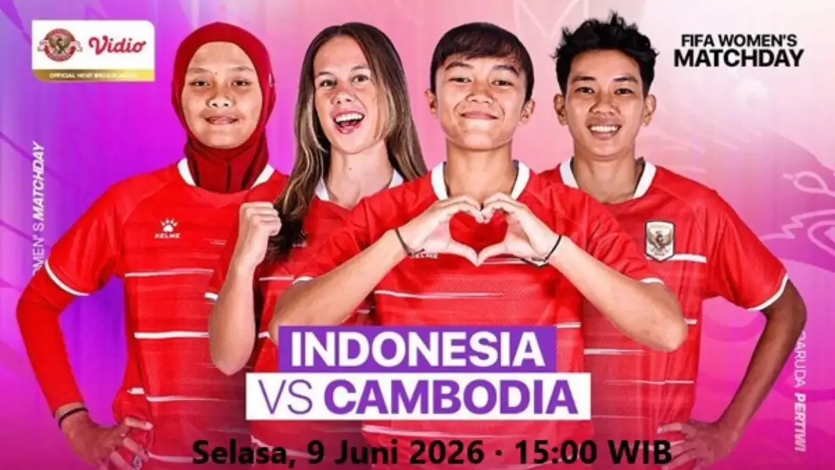 Siaran Langsung Pertandingan Timnas Putri Indonesia vs Kamboja FIFA Friendly Match 2026, Tayang Sore Ini FIFA Matchday