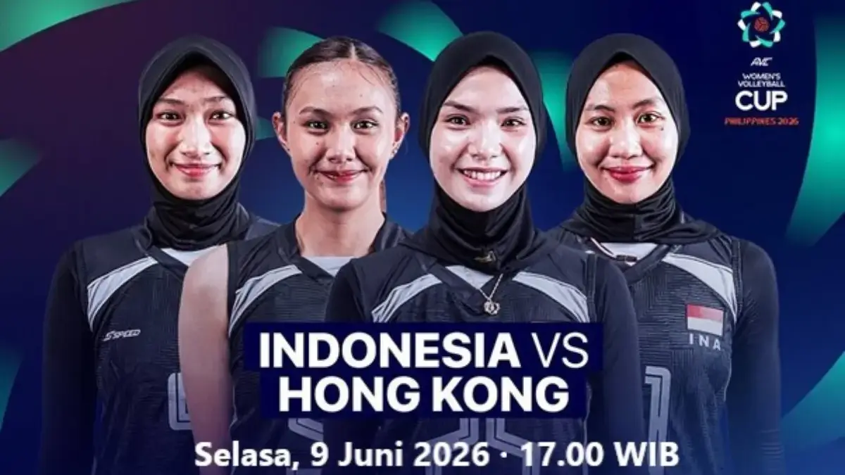 Klik di Sini! Jadwal Timnas Voli Putri Indonesia vs Hong Kong AVC Cup 2026 Hari Ini 9 Juni AVC Cup