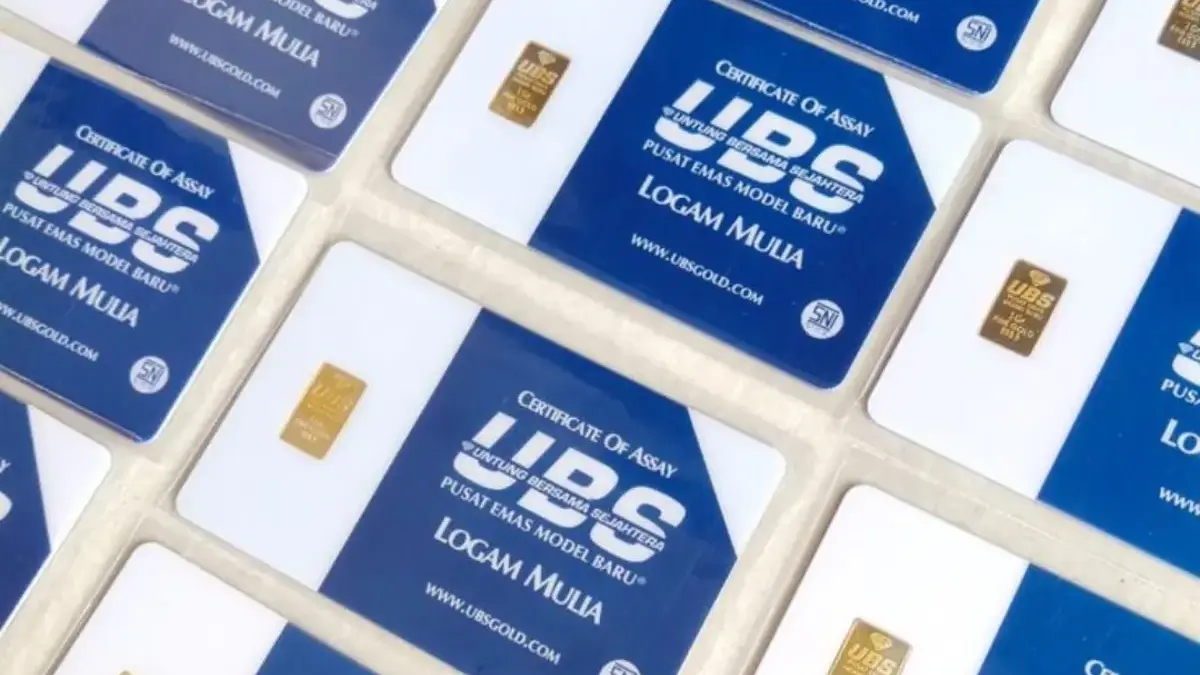Harga Emas UBS Hari Ini 24 Juni 2026: Naik Tipis, Cek Daftar Lengkapnya Harga Emas UBS Rabu 24 Juni 2026