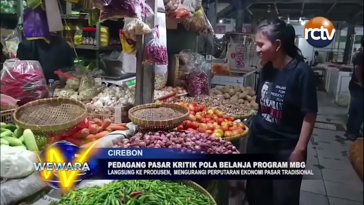 Pedagang Pasar Kritik Pola Belanja Program MBG