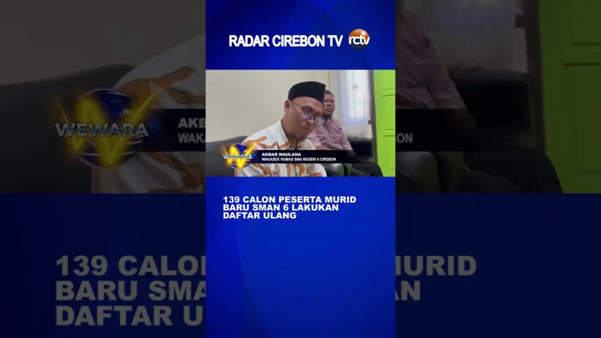 139 Calon Peserta Murid Baru SMAN 6 Lakukan Daftar Ulang