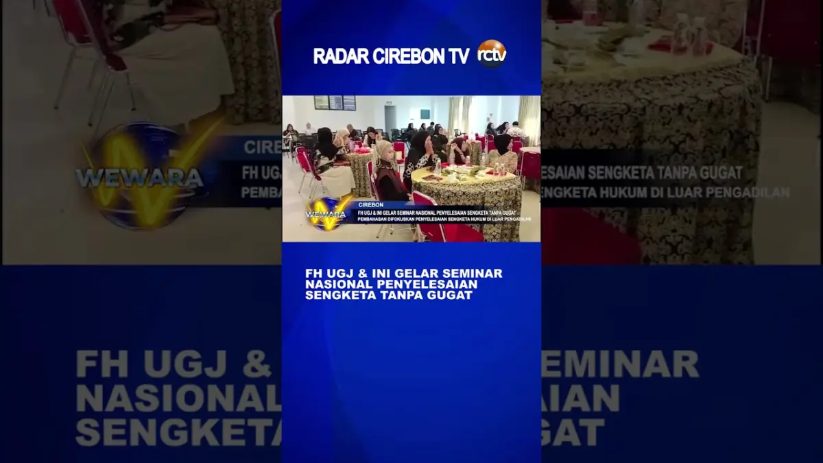 FH UGJ & INI Gelar Seminar Nasional Penyelesaian Sengketa Tanpa Gugat