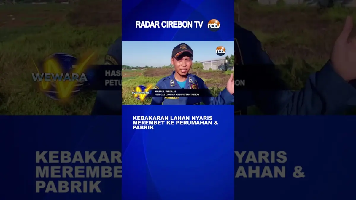 Kebakaran Lahan Nyaris Merembet Ke Perumahan & Pabrik