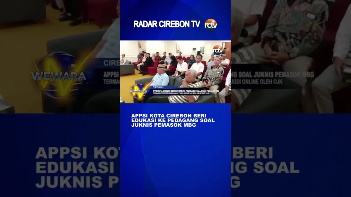 APPSI Kota Cirebon Beri Edukasi Ke Pedagang Soal Juknis Pemasok MBG
