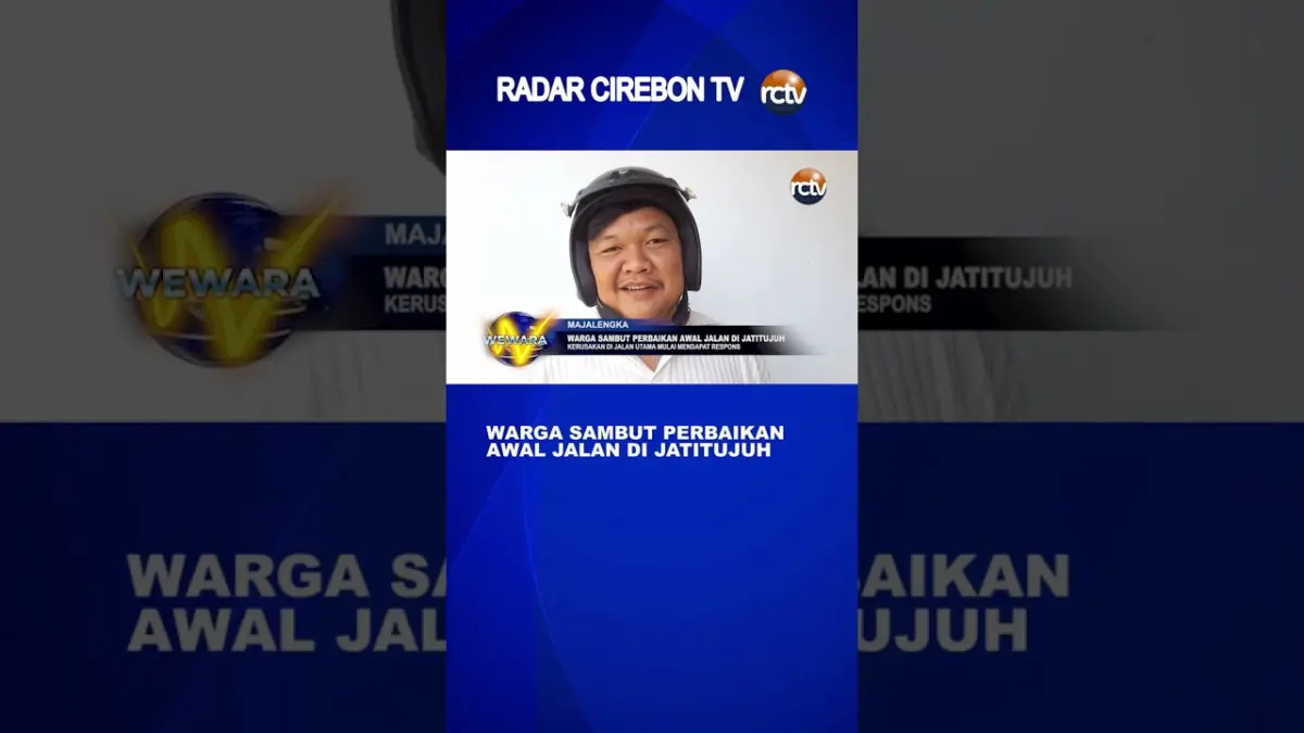 Warga Sambut Perbaikan Awal Jalan di Jatitujuh