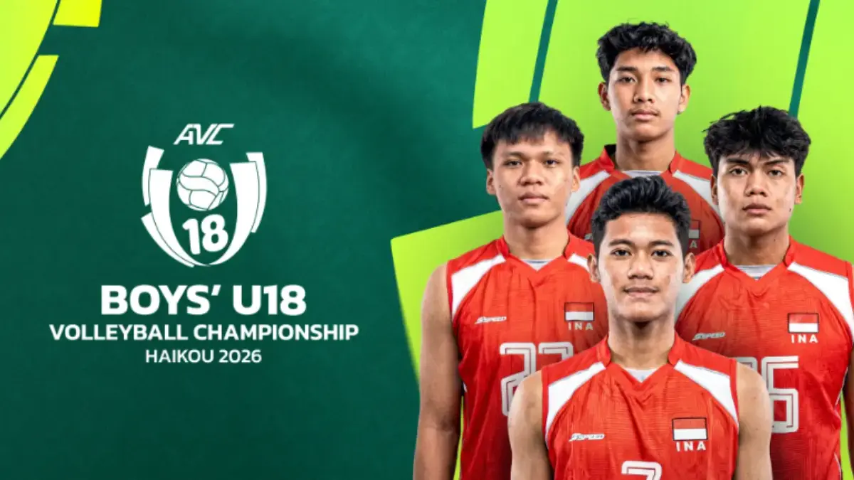 Catat Tanggal Mainnya! Jadwal Timnas Voli Putra Indonesia di AVC Boys U18 2026: Babak Penyisihan Pool A AVC Boys