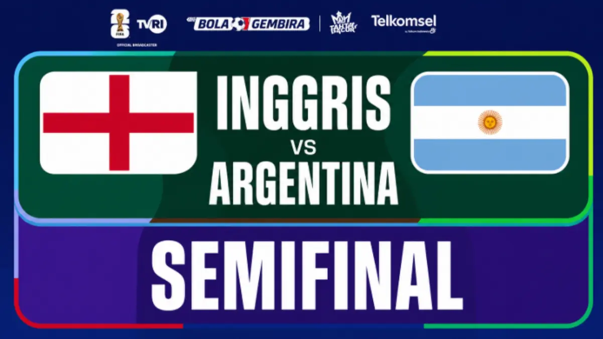 Prediksi Inggris vs Argentina Semifinal Piala Dunia 2026 Live TVRI: Siapakah yang Melaju ke Final? Piala Dunia