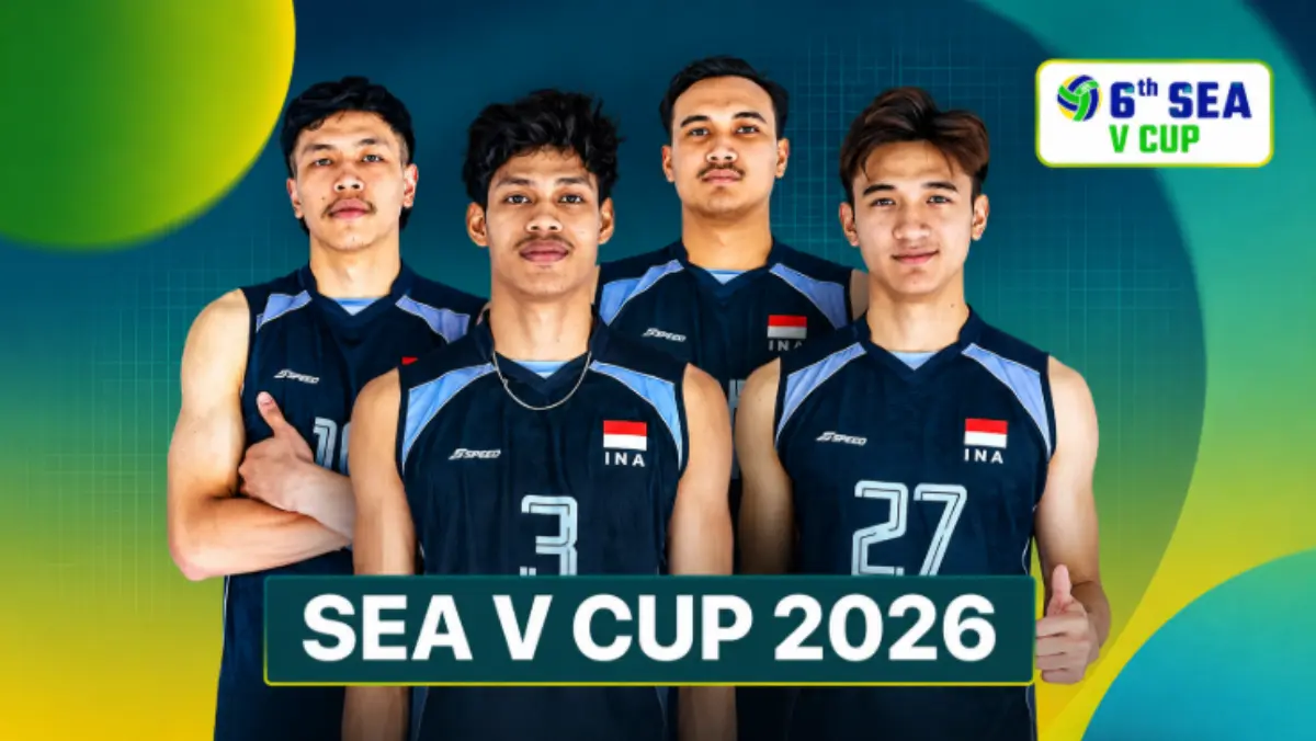 Skuad Timnas Voli Indonesia di SEA V Cup 2026 Putra Leg 1: Daftar Pemain dengan Posisi dan Nomor Punggung SEA V Cup