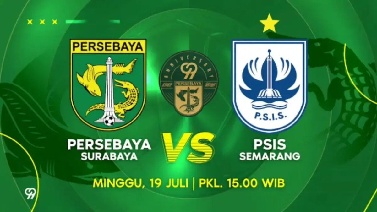 Live Eksklusif di Indosiar! Siaran Langsung Pertandingan Persebaya vs PSIS di Anniversary 2026 Anniversary Game