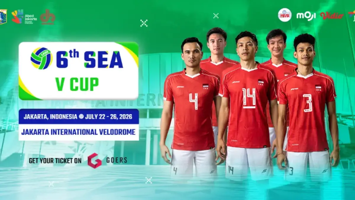 Dukung Langsung Skuad Garuda di Velodrome! Cek Daftar Harga Tiket SEA V Cup 2026 Putra Leg 2 dan Cara Belinya SEA V Cup