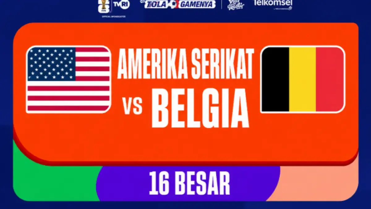 Prediksi Pertandingan USA vs Belgia Babak 16 Besar Piala Dunia 2026: Tim Mana yang Lolos ke Perempat Final? Piala Dunia