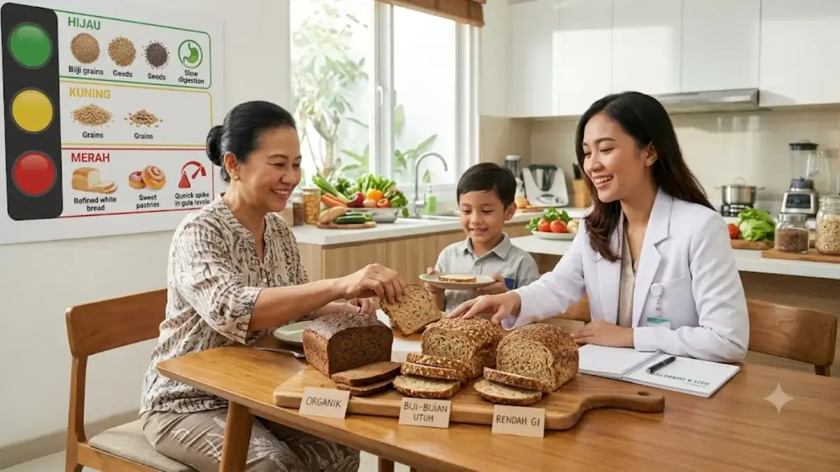 Jangan Salah Pilih! Ini Roti yang Aman Dikonsumsi Penderita Diabetes Menurut Ahli Gizi foto