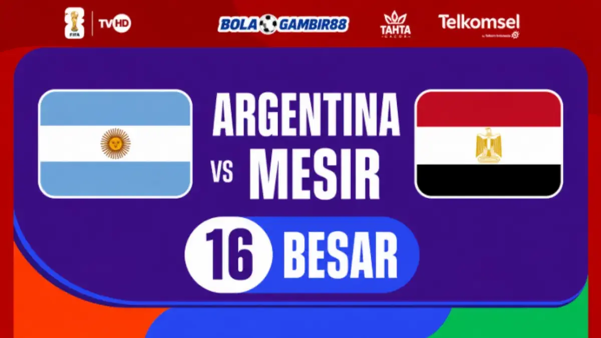 Pertandingan Argentina vs Mesir Babak 16 Besar Piala Dunia 2026: Prediksi, H2H dan Susunan Pemain Piala Dunia