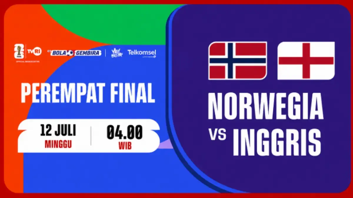 Duel Penentu Semifinal! Siaran Langsung Pertandingan Norwegia vs Inggris Piala Dunia 2026 Tayang di TVRI Piala Dunia