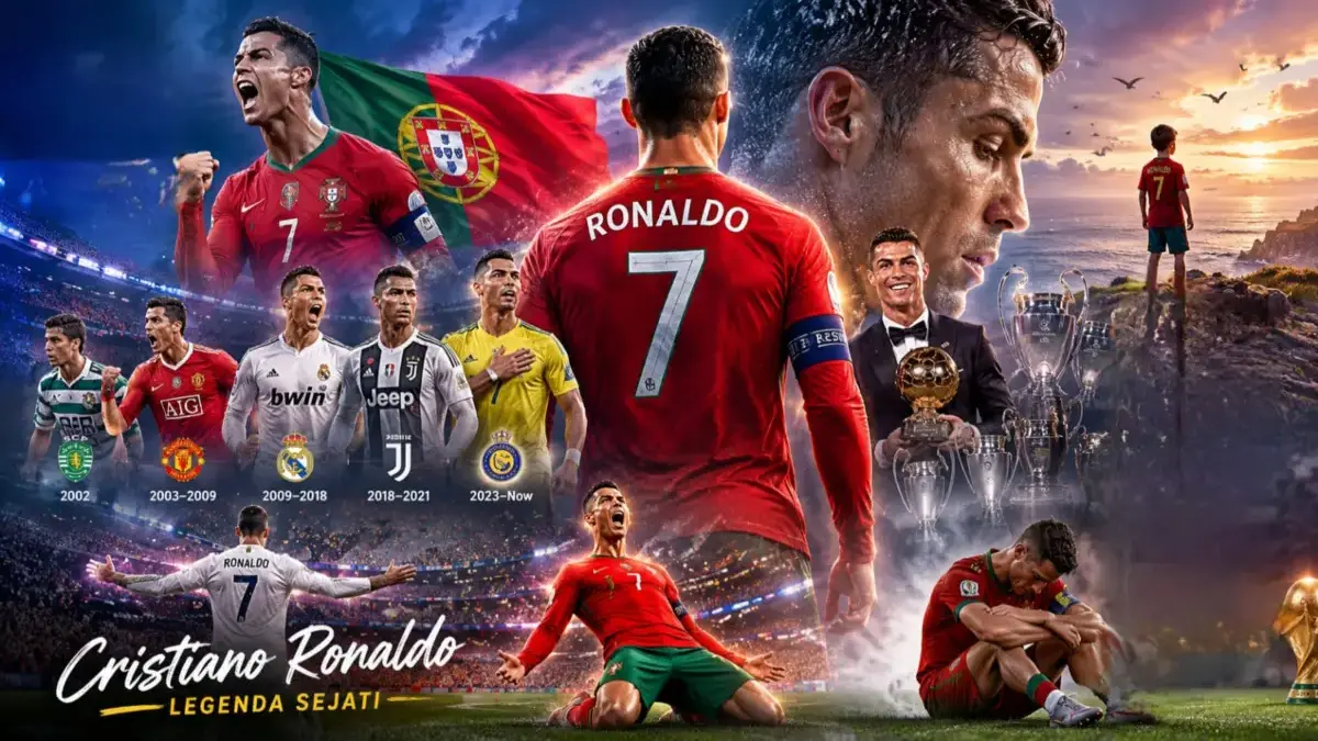 Cristiano Ronaldo: Tangis di Piala Dunia Terakhir, Anak Miskin dari Madeira yang Menaklukkan Dunia Cristiano Ronaldo
