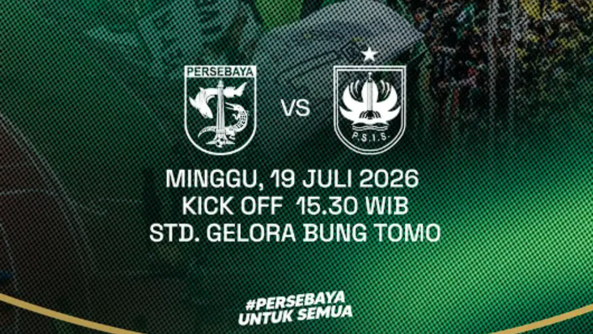 Cara Nonton 99th Anniversary Game Persebaya vs PSIS: Live di Indosiar dan Link Streaming Cara Nonton 99th Anniversary Game Persebaya vs PSIS – Live Indosiar dan Streaming