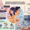 Secara umum, perempuan memiliki jumlah antibodi yang lebih tinggi dibandingkan laki-laki.