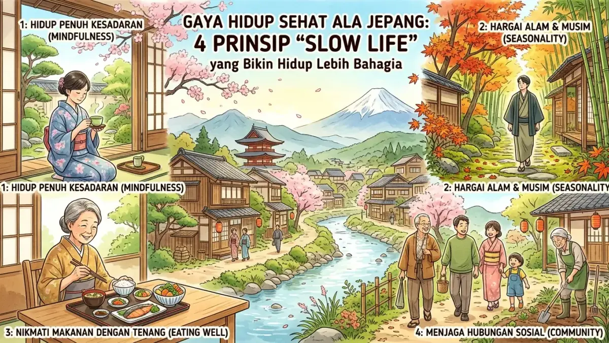 prinsip slow life ala jepang