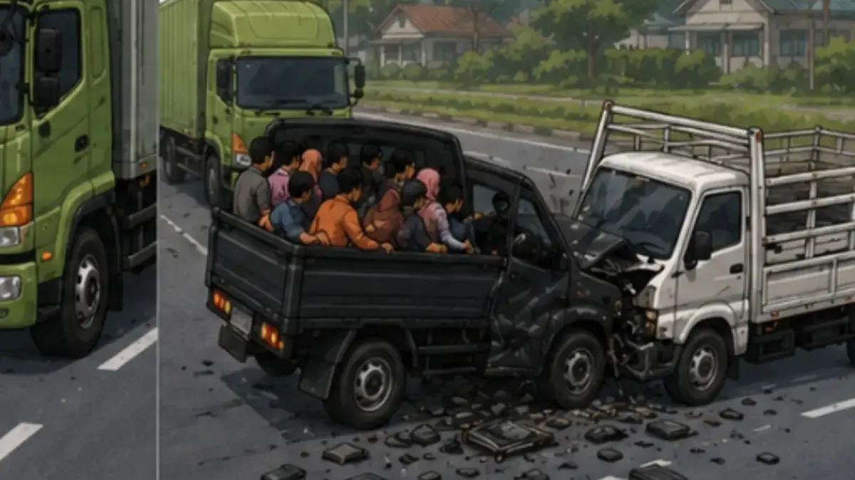 Ilustrasi kecelakaan