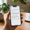 Tampilan menu Battery Health di iPhone dengan status kapasitas baterai maksimum