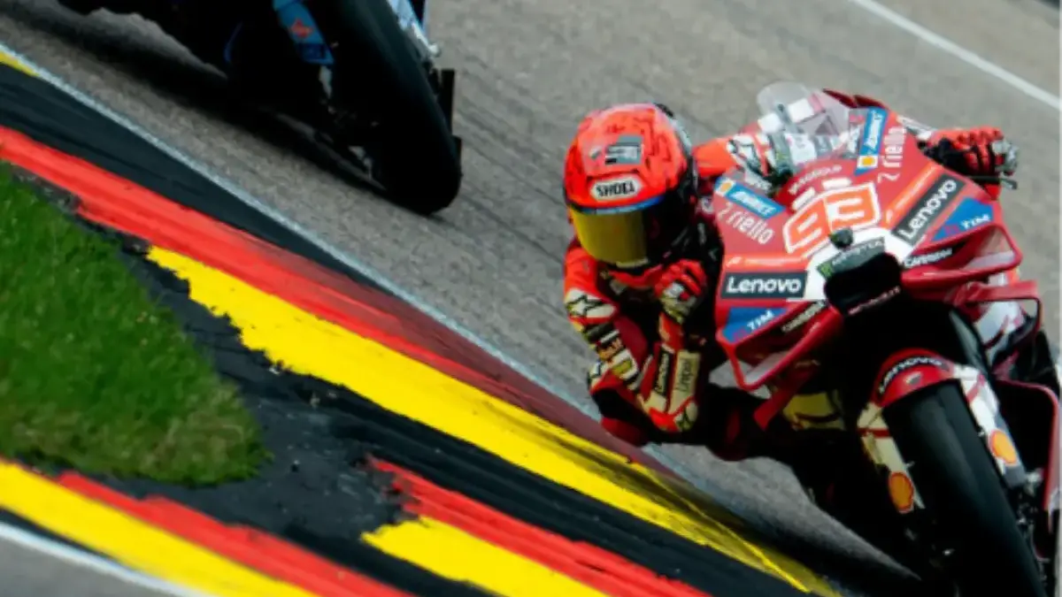 Marc Marquez Juara MotoGP Jerman 2026 Usai Memimpin Balapan dari Awal Start yang bersih menjadi kunci keberhasilan Marc Marquez pada seri MotoGP Jerman 2026.